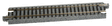 Straight Roadbed Track Section - Unitrack -- 4-7/8"  12.4cm pkg(4)