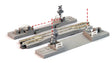 Crossing Gate and Rerailing Track - Unitrack -- 4-7/8"  124mm Track Section