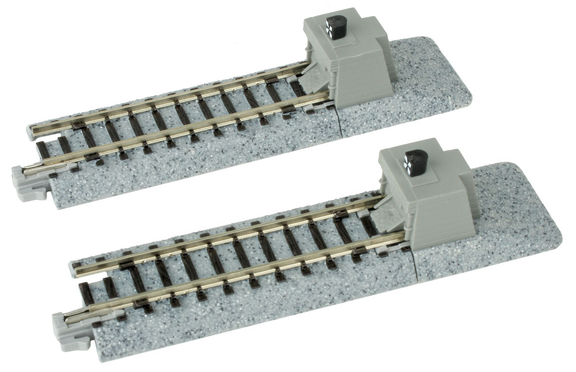 Straight Roadbed Bumper Track Section - Unitrack -- A Style - 2-7/16"  62mm pkg(2)