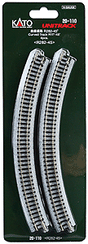 Curved Roadbed Track Section - Unitrack -- 45-Degree, 11"  282mm Radius