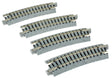 Curved Roadbed Track Section - Unitrack -- 15-Degree, 12-3/8"  315mm Radius pkg(4)