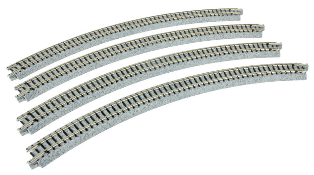 Curved Roadbed Track Section - Unitrack -- 45-Degree, 13-3/4"  348mm Radius pkg(4)