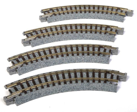 Compact Curve - Unitrack -- Radius: 4-5/8"  11.7cm pkg(4)