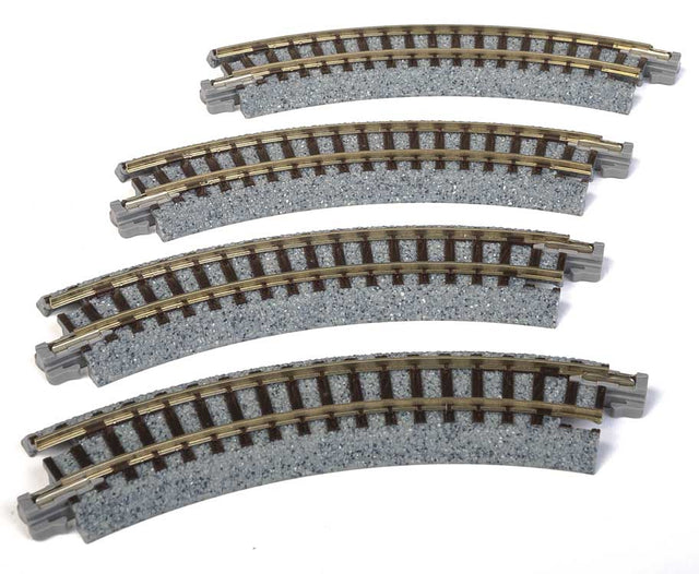 Compact Curve - Unitrack -- Radius: 4-5/8"  11.7cm pkg(4)