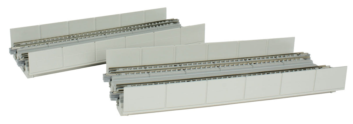 Double-Track Straight Viaduct -- 7-5/16"  18.6cm pkg(2)