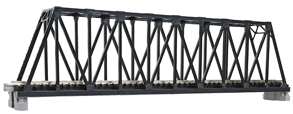 Single Truss Bridge - 248mm  9-3/4" -- Black