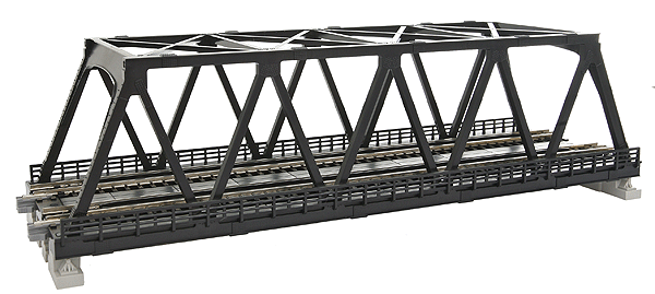 Double-Track Truss Bridge -- 9-3/4"  24.8cm (black)