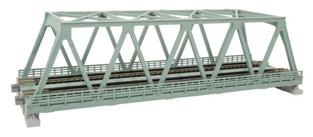 Double-Track Truss Bridge -- 9-3/4"  24.8cm (light green)