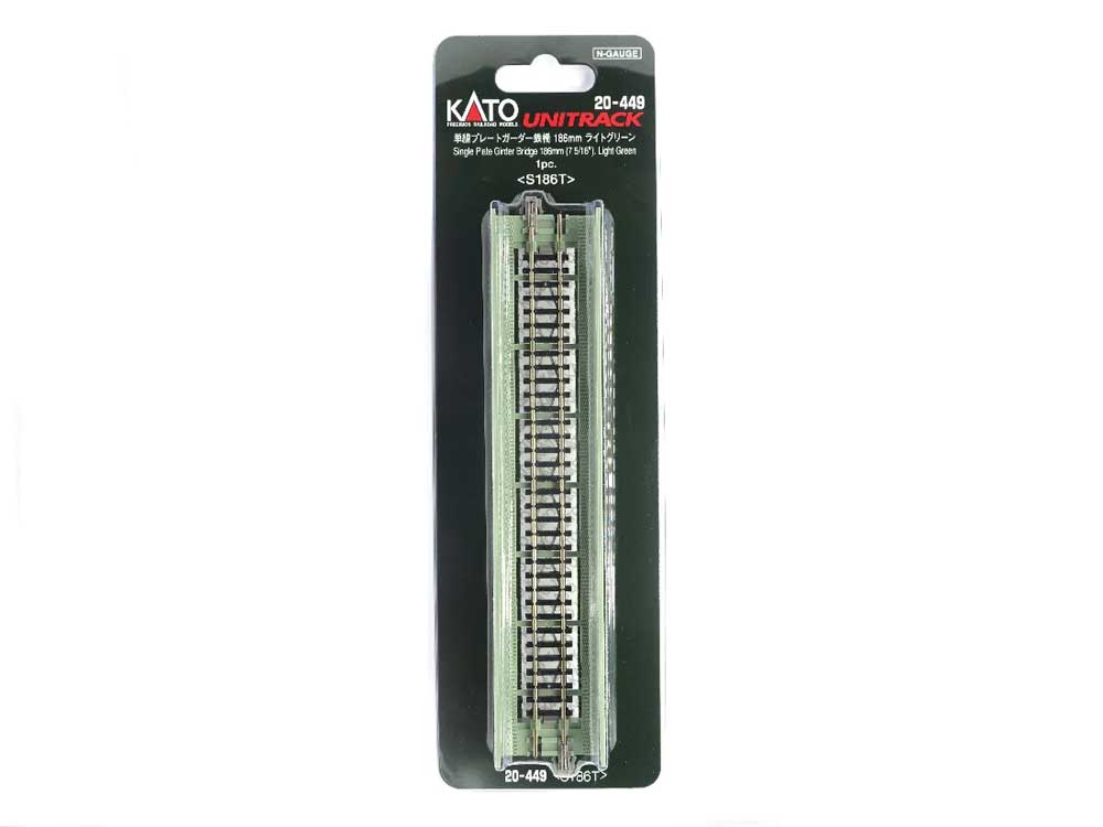 Plate Girder Bridge - Unitrack -- Light Green 18.6cm