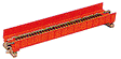 Single-Plate Girder Bridge - 7-5/16"  186mm -- Red
