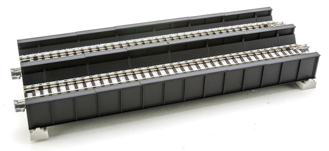 Double-Track Plate Girder Bridge -- 7-13/32" 186mm (black)