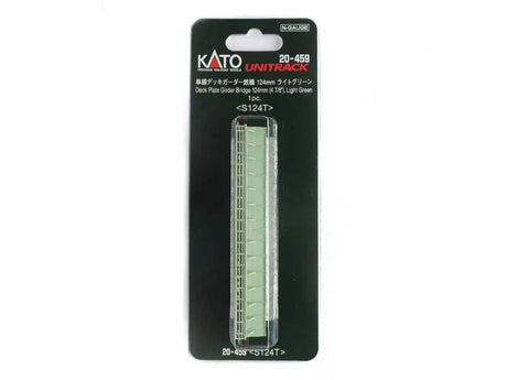 Deck Girder Bridge - Unitrack -- Light Green 12.4cm