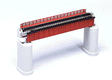 Deck Girder Bridge -- 4-31/32" 124mm Long (red/rust)