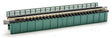 Deck Girder Bridge -- 4-31/32" 124mm Long (green)