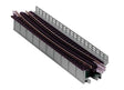 Single-Track Curved Deck-Girder Bridge, Code 80 Track - Assembled - Unitrack -- 17-5/8" 448mm Radius, 15 Degrees (gray)