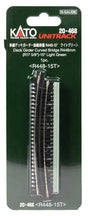 Curved Deck Girder Bridge - Unitrack -- Light Green 17.6" Radius R448 15-Degree