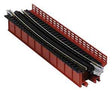Curved-Deck Girder Bridge with Code 80 Track - Assembled - Unitrack -- 19"  481mm Radius, 15 Degrees