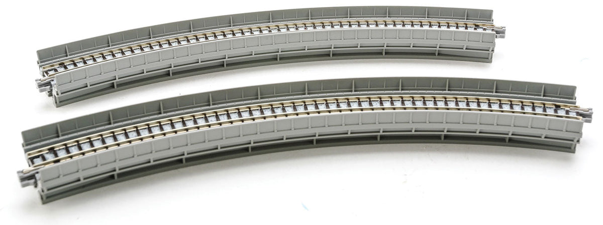 Single-Track Viaduct -- Curved R315 - 45 (R 12-3/8" - 45) pkg(2)