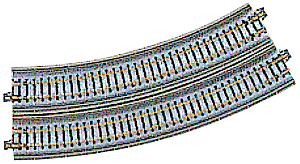 Single-Track Viaduct -- Curved R348 - 30 (R 13-3/4" - 30) pkg(2)