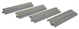Straight Track w/Concrete Ties - Unitrack -- 4-7/8"  123mm pkg(4)