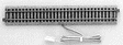 Straight Roadbed Track Section - Unitrack -- Feeder Track: 9-3/4"  246mm