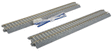 Straight Feeder Track w/Concrete Ties - Unitrack -- With Feeder Cable 9-3/4"  246mm