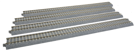 Straight Track w/Concrete Ties - Unitrack -- 14-1/2"  369mm pkg(4)