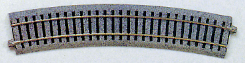 Curved Track  22.5-Degree Radius pkg(4) - Unitrack -- 21-5/8"  550mm-2