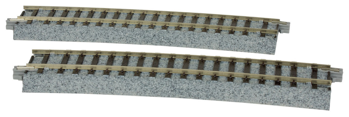 Curved Track - 2 Pieces -- Right 867mm (34-1/8") 10-Degree