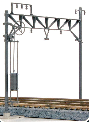 Double Track Catenary Poles -- Straight pkg(10)