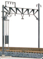 Double Track Catenary Poles -- Straight pkg(10)