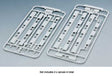 Platform Edge Barriers with Doors pkg(4) -- Use with 381-23160 and -23161, Sprues with Decals (Japanese Lettering)-1