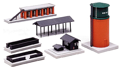 Steam Engine Service Facility Set