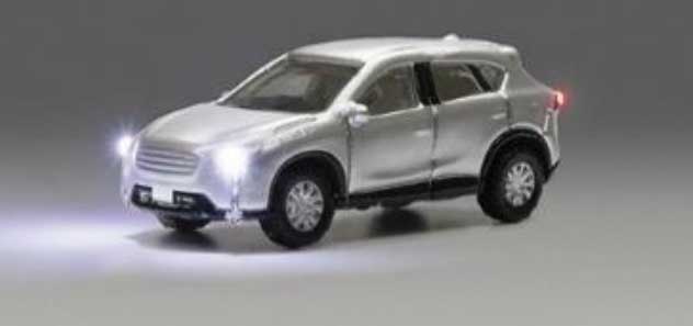 SUV with Just Plug(TM) Lighting - Assembled -- Silver