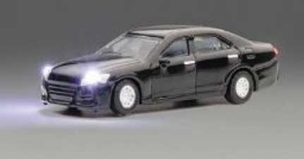 Sedan with Just Plug(TM) Lighting - Assembled -- Black