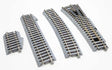 #4 Manual Turnout - Unitrack -- Left Hand - 21-5/8" 550mm 19 Degree Diverging Route