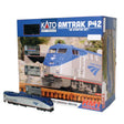 Amtrak P42 Superliner Starter Set - Standard DC -- Amtrak #161 (Phase V) Viewliner Baggage, 2 Superliners, Unitrack Oval, Pack