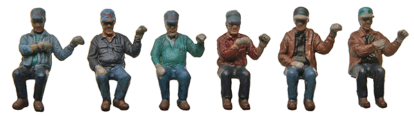 Seated Engine Crew -- Late 1950s to Present pkg(6)
