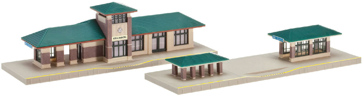 North American Suburban Station -- Kit - 9-11/16 x 3"  24.6 x 7.6cm-2