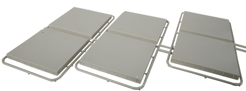 Platform Extension - Kit pkg(6) -- Matches Platform in North American Suburban Station Kit #381-31650-1