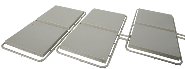 Platform Extension - Kit pkg(6) -- Matches Platform in North American Suburban Station Kit #381-31650-1