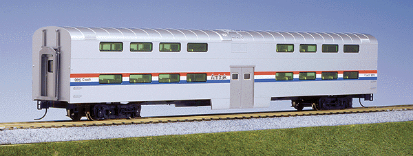 Pullman Bi-Level 4-Window Coach - Ready to Run -- Amtrak (Phase III)
