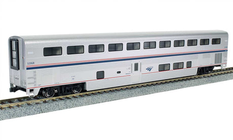 Superliner I Sleeper - Ready to Run -- Amtrak #32052 (Phase VI; silver, blue, red)
