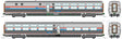 Viewliner II Diner - Ready to Run -- Amtrak #68019 Nashville (Phase III silver; red, white, blue)