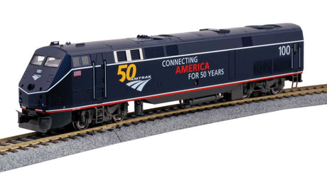 GE P42 Genesis - Standard DC -- Amtrak #100 (50th Anniversary Scheme, Midnight Blue)