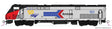 GE P42 Genesis - LokSound and DCC -- Amtrak (50th Anniversary Scheme, Phase I, silver, red, black, blue)
