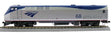 GE P42 Genesis - Standard DC -- Amtrak #180 (Phase Vb Late; silver, blue, red)