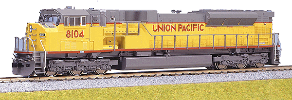 Diesel EMD SD90/43MAC Powered -- Union Pacific (yellow,gray)