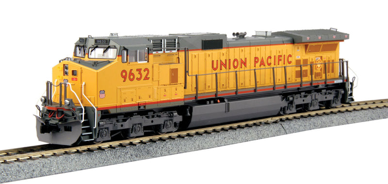 GE C44-9W - Standard DC -- Union Pacific #9632 (Armour Yellow, gray, red)