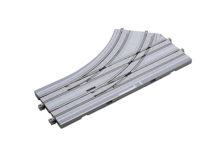 Unitram Street Double-Track Electric Turnout -- Left Hand 7-3/32"  180mm Radius Diverging Route